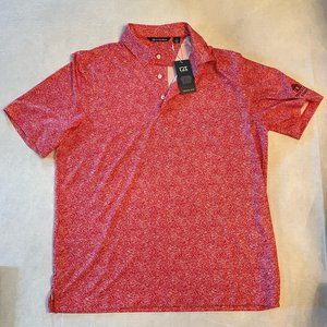 Cutter & Buck Men's Constellation Print Stretch Polo